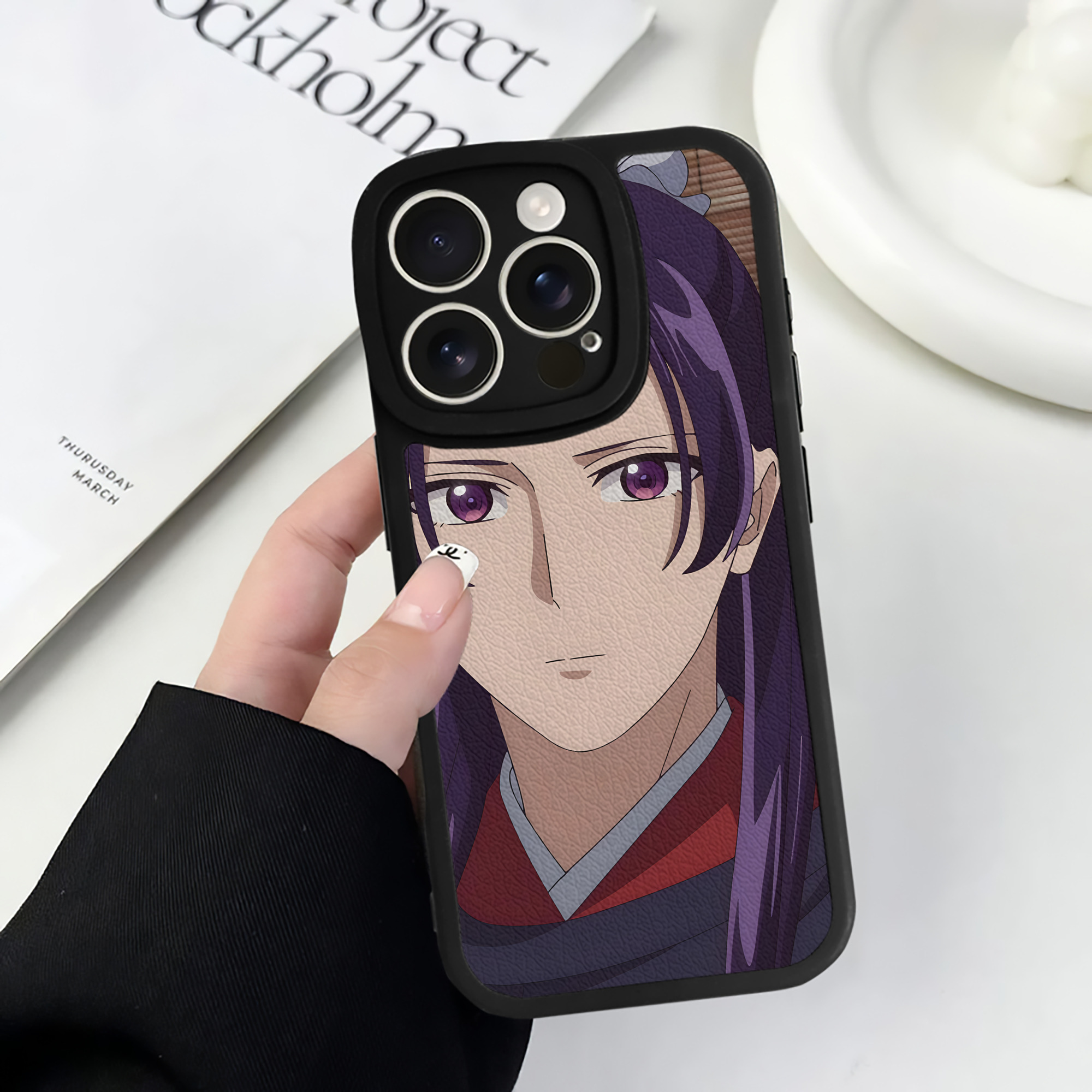 薬屋のひとりごと The Apothecary Diaries 【iPhone 16シリーズ対応】シリコンスマホケース（レザー調） 材質：シリコン
